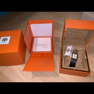 NWT Tory Burch Surrey Watch W/ Black Band